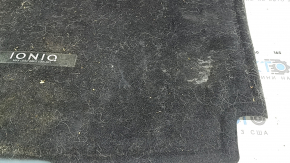 Hyundai Ioniq 20-22 PHEV trunk mat, black, dry-cleanable