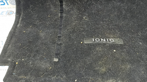 Hyundai Ioniq 20-22 PHEV trunk mat, black, dry-cleanable