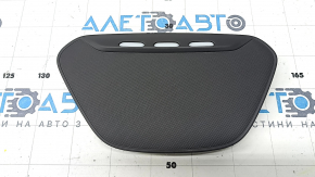 Upper central front panel trim for the Hyundai Ioniq 17-22 speaker, black, with charge indicator