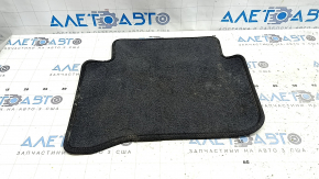 Rear left interior mat for Hyundai Ioniq 17-22 PHEV, black cloth, for cleaning