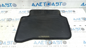 Rear right interior mat for Hyundai Ioniq 17-22 PHEV, black cloth, for cleaning