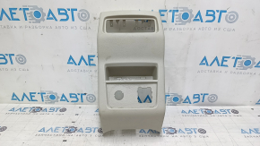 Rear center console trim for Ford Edge 15-24, gray, under the socket and cigarette lighter, scratches
