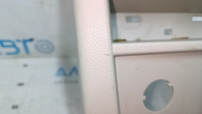 Rear center console trim for Ford Edge 15-24, gray, under the socket and cigarette lighter, scratches