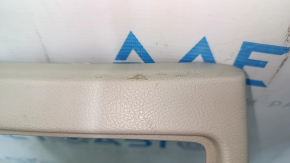 Rear center console trim for Ford Edge 15-24, gray, under the socket and cigarette lighter, scratches