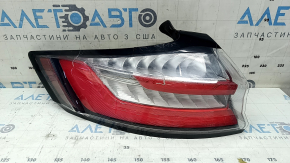 Ford Edge 19-24 restyling Titanium, ST, left outer fender light, cracks, scratches, trimmed chip