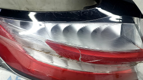 Ford Edge 19-24 restyling Titanium, ST, left outer fender light, cracks, scratches, trimmed chip