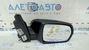 Right side mirror assembly for Ford Edge 19-24, 12 pins, black, BSM, heated, sand
