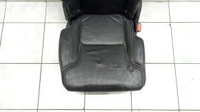 Right rear seat for Volvo XC90 16-23, heated, black nappa leather, perforated, heated, for 3 rows, scratches, dented, dry cleanable