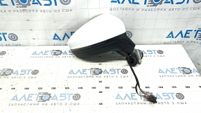 Right side mirror assembly for VW Tiguan 22-24, 6+2 pins, turn signal, BSM, heated, white