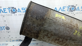Exhaust pipe resonator with barrel VW Passat b8 16-19 USA 2.0T rusty