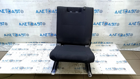 Rear seat, 3rd row, left, Mitsubishi Outlander 2014-2019, black cloth