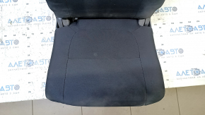 Rear seat, 3rd row, left, Mitsubishi Outlander 2014-2019, black cloth