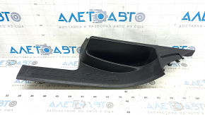 Rear left door sill trim for VW Tiguan 18-24, black, type 2, broken mount