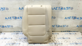 Rear seat back trim, 2nd row, right, VW Tiguan 09-17, beige leather, perforated, for cleaning