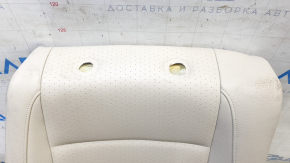 Rear seat back trim, 2nd row, right, VW Tiguan 09-17, beige leather, perforated, for cleaning