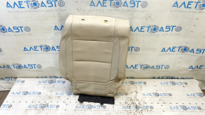 Rear seat back trim, 2nd row, right, VW Tiguan 09-17, beige leather, perforated, for cleaning