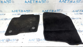 Set of floor mats for Ford Edge 15-24, black, cloth, for cleaning