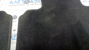 Set of floor mats for Ford Edge 15-24, black, cloth, for cleaning