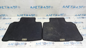 Set of floor mats for Ford Edge 15-24, black, cloth, for cleaning