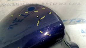 Right side mirror assembly for Lexus ES300h ES350 13-15 14 pins, BSM, backlight, turn signal, blue, sand, scratches