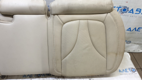 Lincoln MKX 16-18 rear seat cushion, beige leather, perforated, cleanable