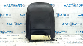 VW Tiguan 22-24 passenger seat back upholstery: black leather, perforated, heated