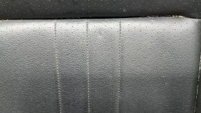 VW Tiguan 22-24 passenger seat cushion upholstery, black leather, heated, dry-cleanable, scratched