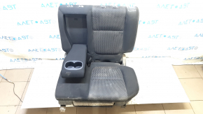 Rear seat, 2nd row, left, Mitsubishi Outlander 2016-2018, black cloth, with armrest, for cleaning