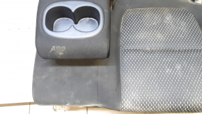 Rear seat, 2nd row, left, Mitsubishi Outlander 2016-2018, black cloth, with armrest, for cleaning