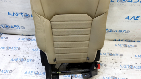 Right rear seat backrest, 2nd row, Ford Edge 15-24, beige cloth, for cleaning