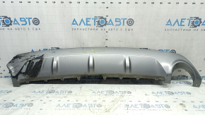 Ford Edge 19-24 rear bumper lip trim, gray, no towbar, scratches, no fragments