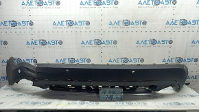 Ford Edge 19-24 rear bumper lip for parking sensors, without towing hook and hitch, structure, worn, no fragments, dented, torn