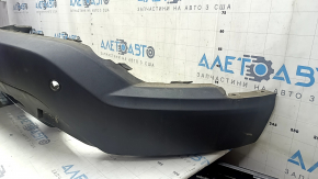 Ford Edge 19-24 rear bumper lip for parking sensors, without towing hook and hitch, structure, worn, no fragments, dented, torn