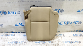 Rear seat cushion, 3rd row, left, Toyota Highlander 14-19, beige leather, for cleaning