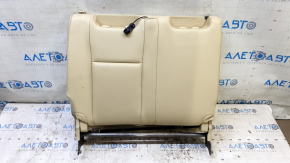 Rear seat backrest, 3rd row, right, Toyota Highlander 14-19, beige leather, ready to clean