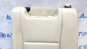 Rear seat backrest, 3rd row, left, Toyota Highlander 14-18, beige leather, ready to clean