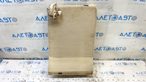 Rear seat backrest, 3rd row, left, Toyota Highlander 14-18, beige leather, ready to clean