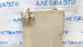 Rear seat backrest, 3rd row, left, Toyota Highlander 14-18, beige leather, ready to clean