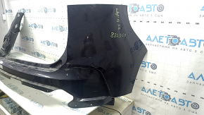 Bare rear bumper for Ford Edge 19-24, black, for parking sensors, no fragments, cracks