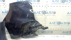 Bare rear bumper for Ford Edge 19-24, black, for parking sensors, no fragments, cracks