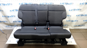 Rear seat, 2nd row, Fiat 500L 14-14, cloth, dark gray, with belt, for cleaning