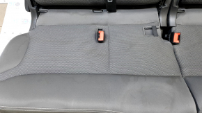 Rear seat, 2nd row, Fiat 500L 14-14, cloth, dark gray, with belt, for cleaning