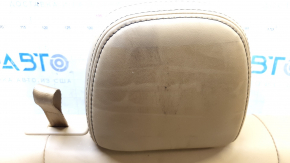 Rear seat row 3 right Dodge Journey 11-19 brown leather, needs cleaning, tear