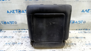 Rear seat backrest, 2nd row, left, Toyota Prius V 12-14, dark gray leather, scratches on plastic