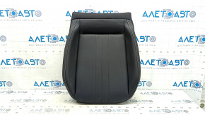 Driver's seat cushion upholstery for VW Tiguan 22-24, black leather, heated, perforated