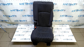 Rear seat, 2nd row, left, Dodge Journey 11-19, black cloth, needs cleaning, rusty bracket