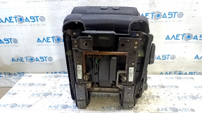Rear seat, 2nd row, left, Dodge Journey 11-19, black cloth, needs cleaning, rusty bracket