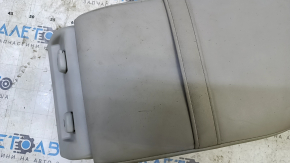 Rear seat backrest-armrest, 2nd row, central, Lexus RX350 RX450h 10-12 gray leather, dry-cleanable