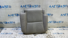 Right rear seat cushion, 2nd row, Lexus RX350 RX450h 10-12, gray leather, perforated, dry-cleanable