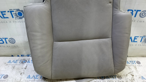 Right rear seat cushion, 2nd row, Lexus RX350 RX450h 10-12, gray leather, perforated, dry-cleanable